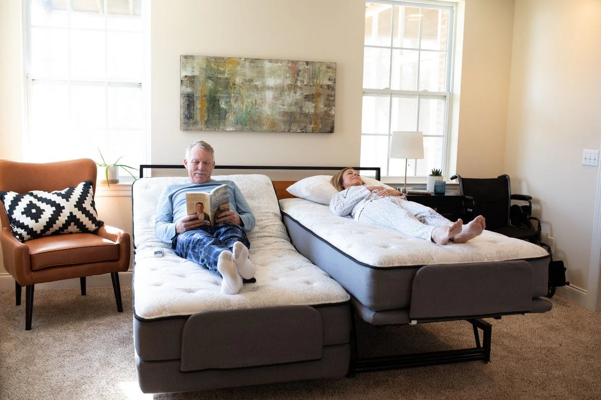 Los Angeles Flexabed side rail detail hi lo bed