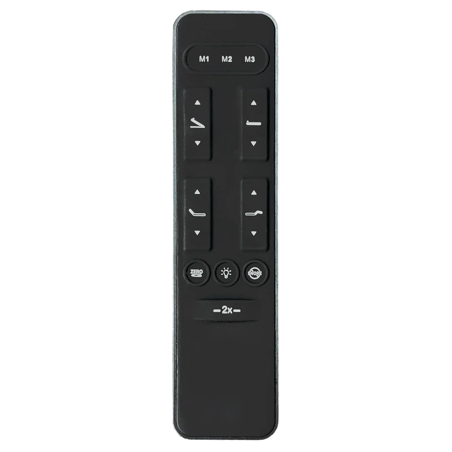 Los Angeles Ascend 15-button wireless backlit remote control in detail